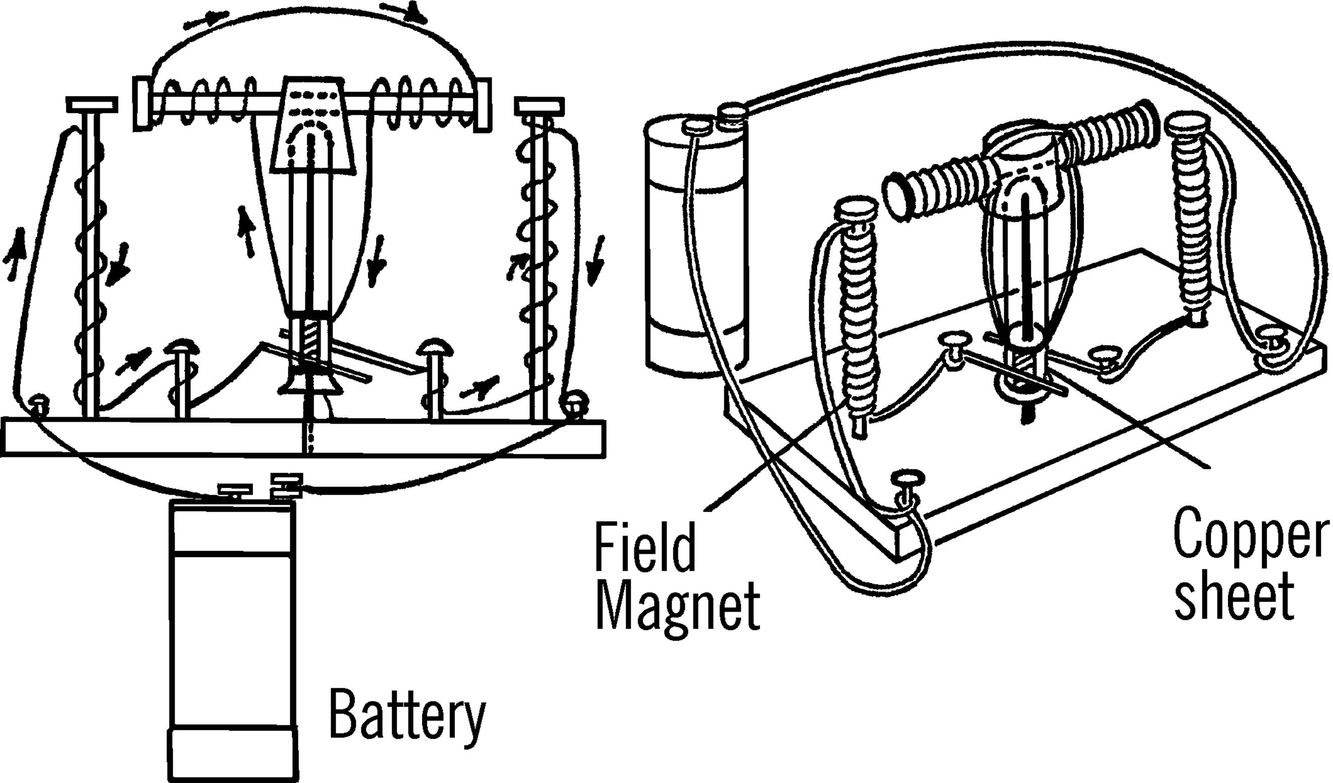 Test tube electric motor.