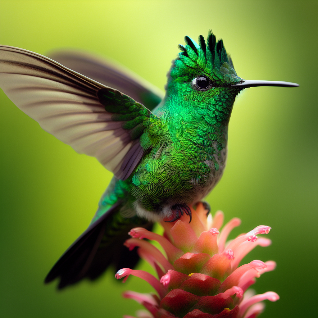 Green Thorntail Hummingbird