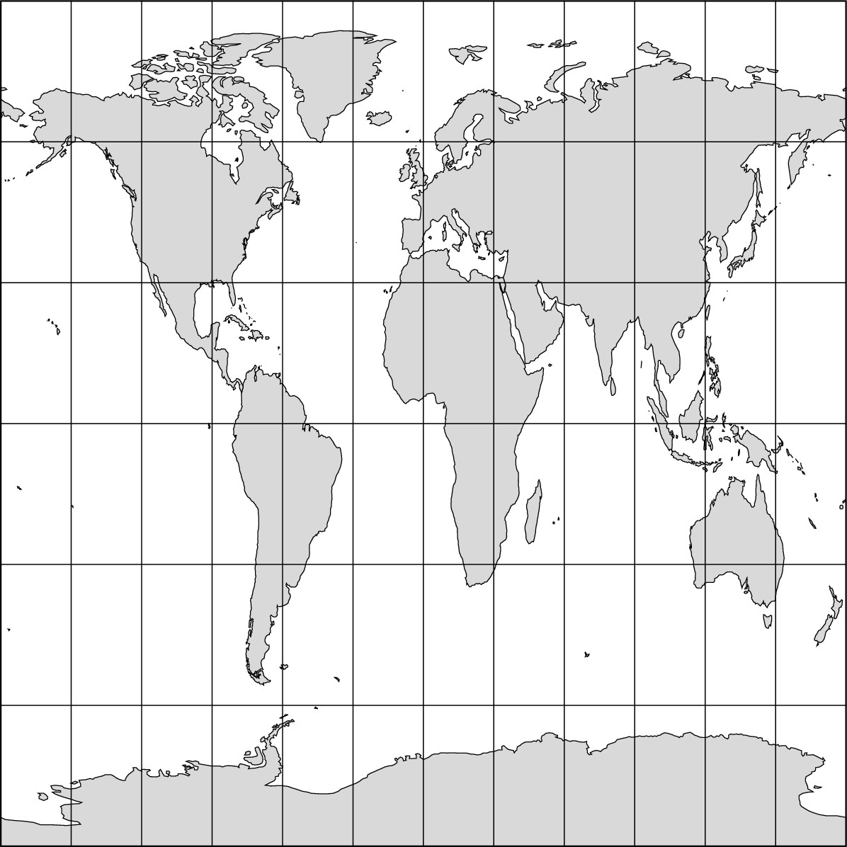 Figure 4-8: The Peters projection.